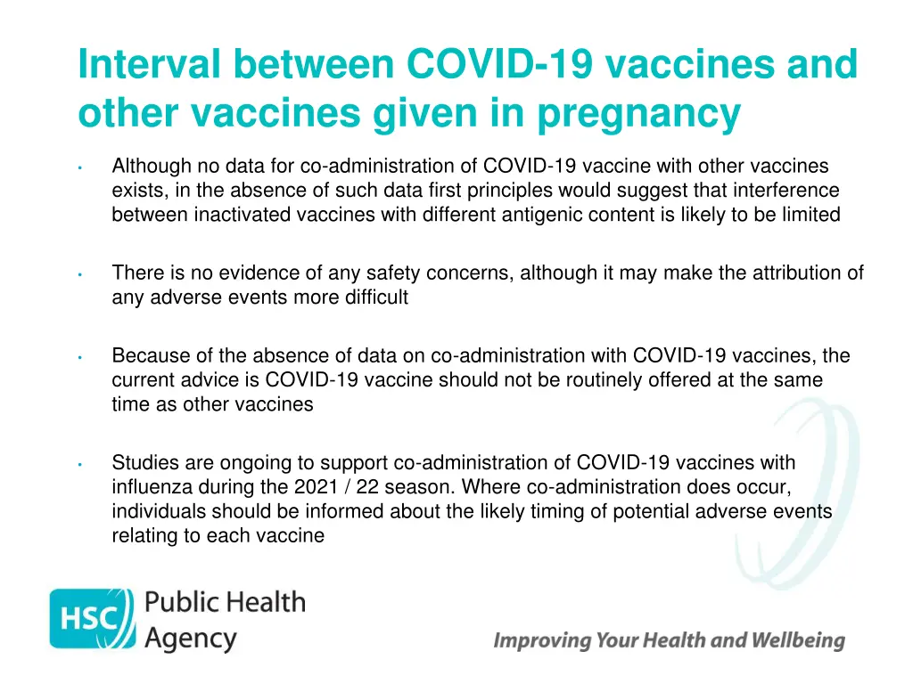 interval between covid 19 vaccines and other