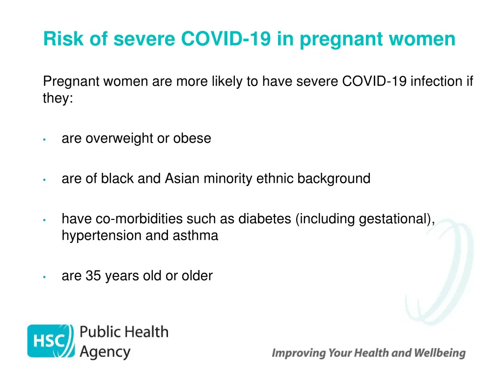 risk of severe covid 19 in pregnant women