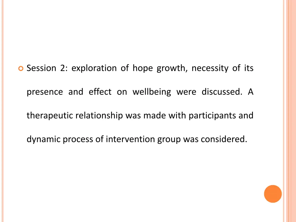 session 2 exploration of hope growth necessity