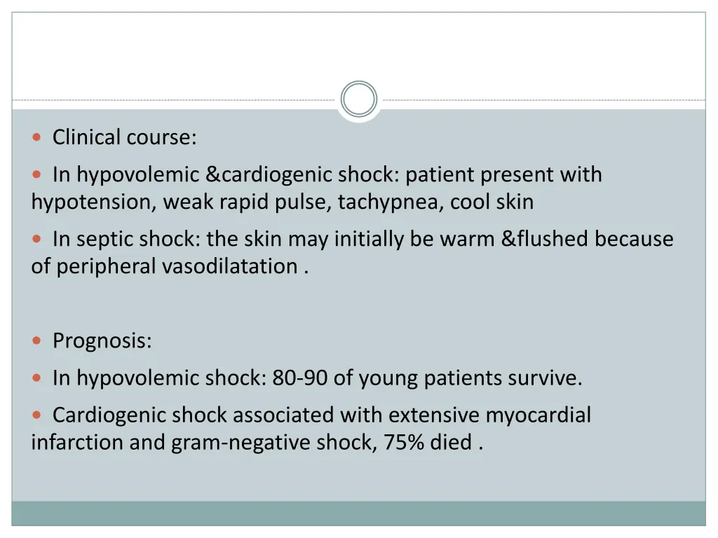 clinical course