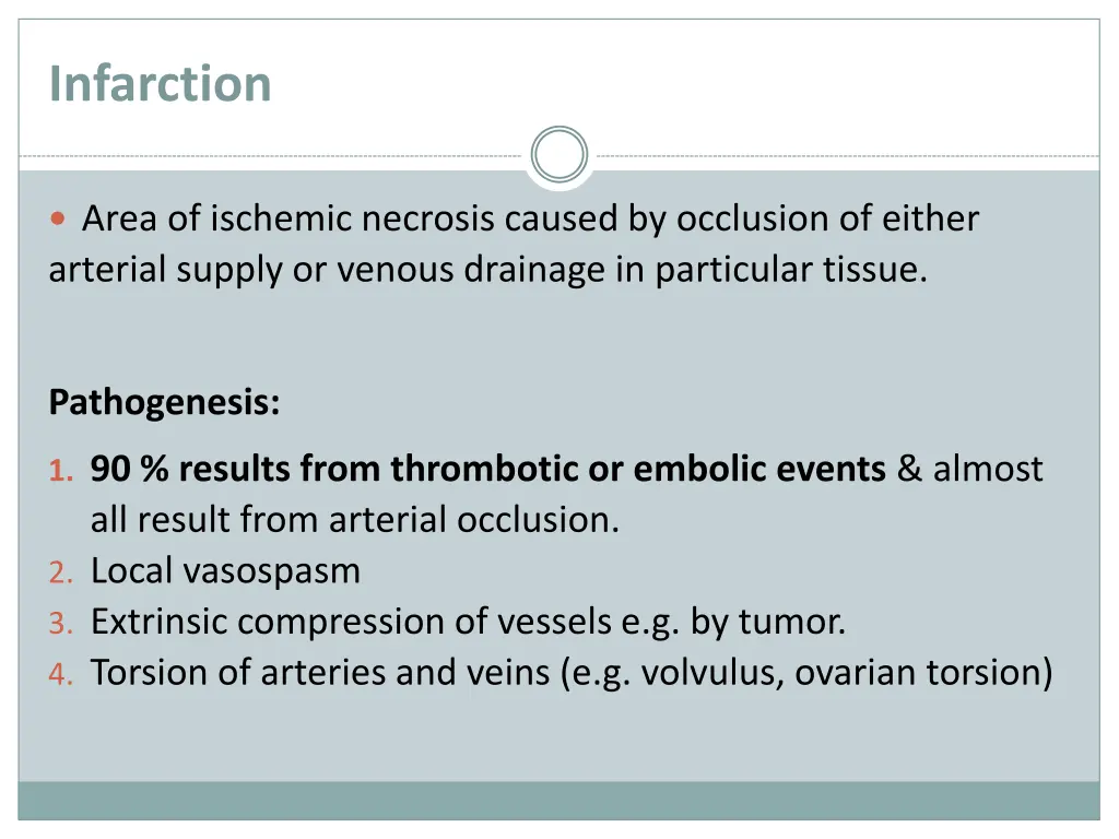 infarction