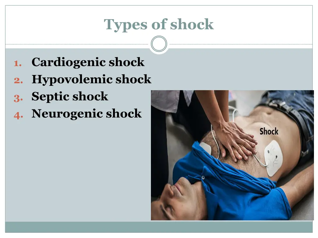 types of shock