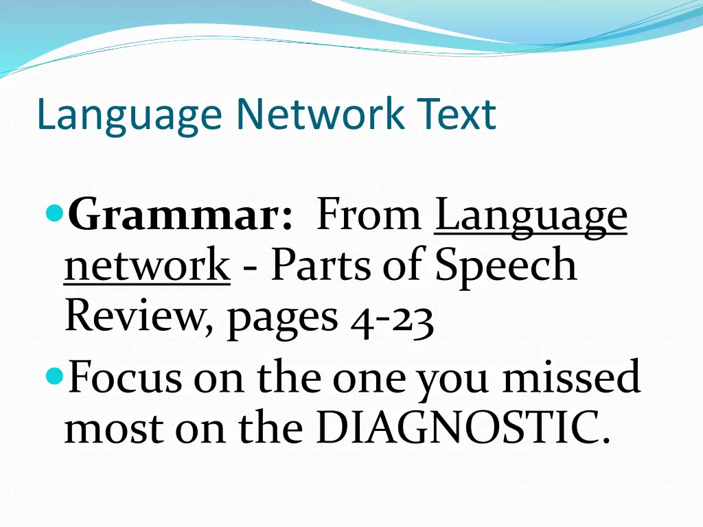 language network text