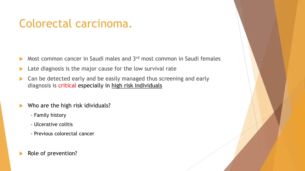 colorectal carcinoma