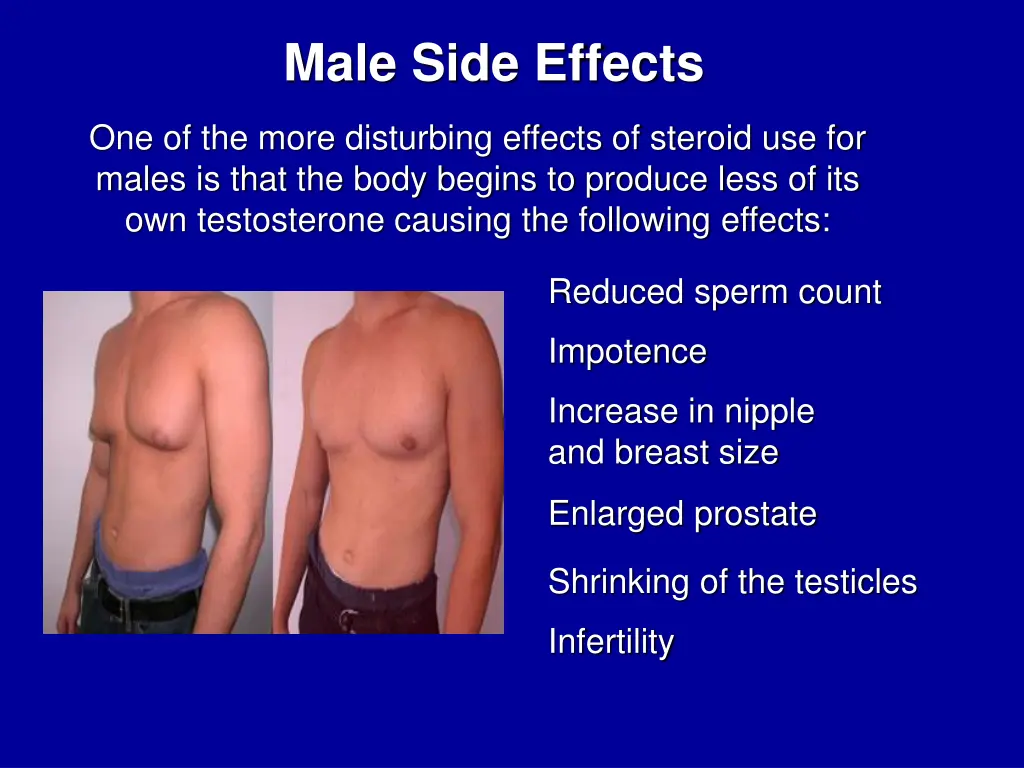 male side effects