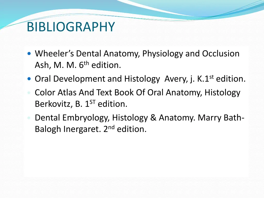 bibliography