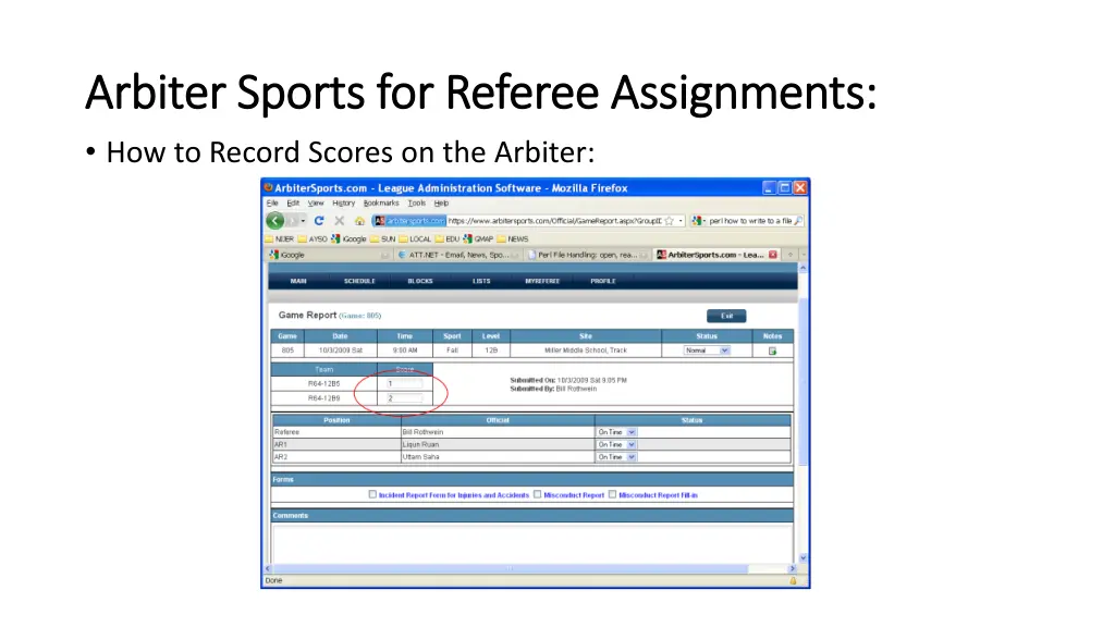 arbiter sports for referee assignments arbiter 1