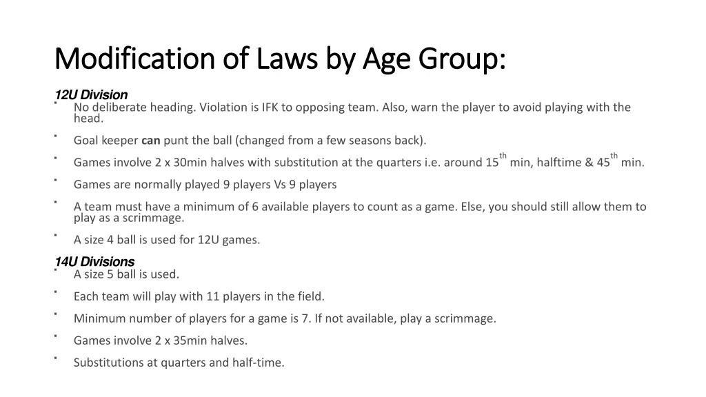 modification of laws by age group modification 3