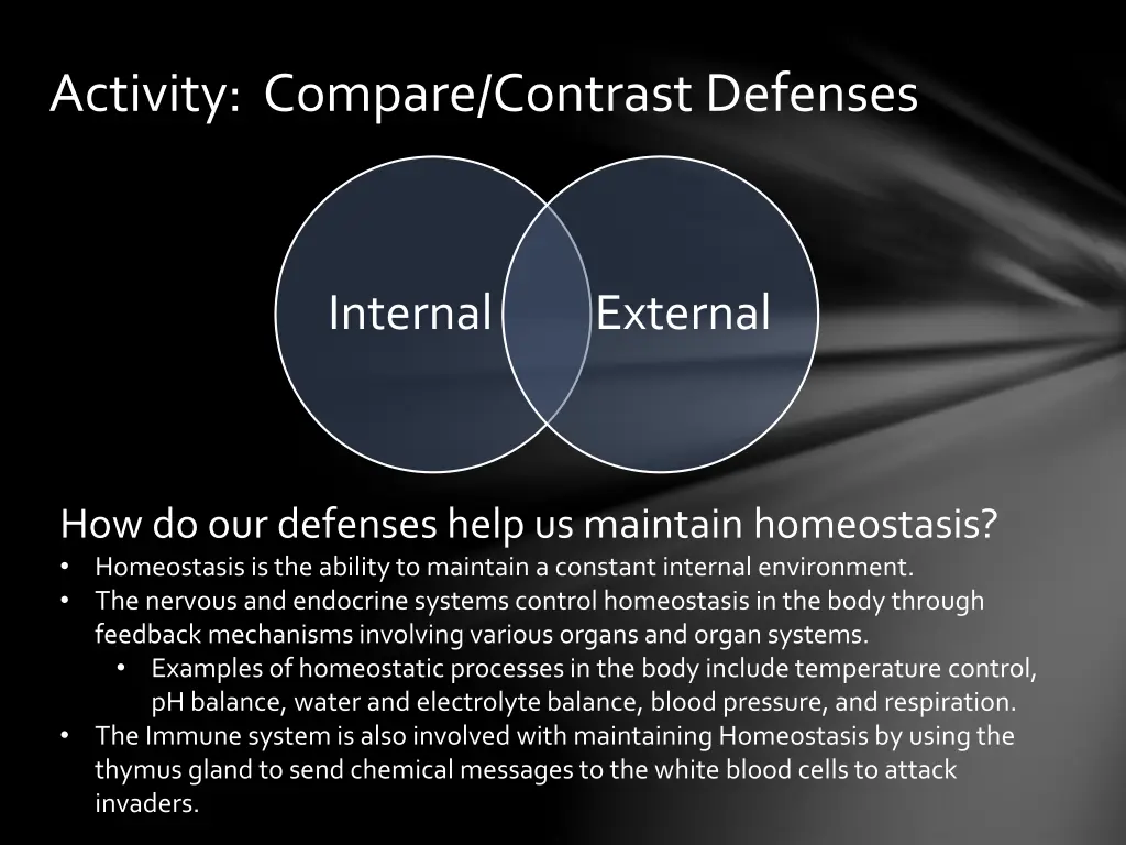 activity compare contrast defenses