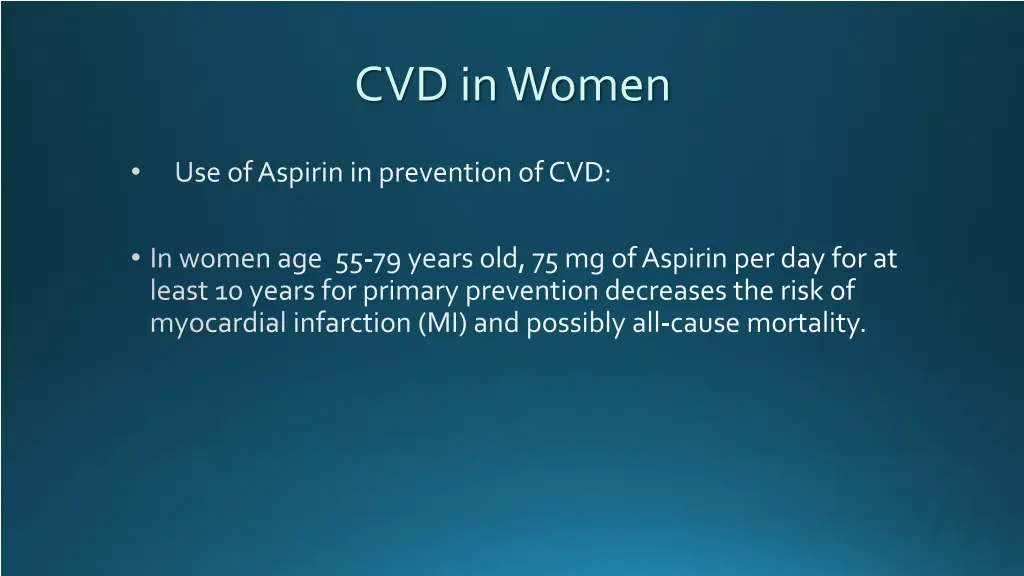 cvd in women 4