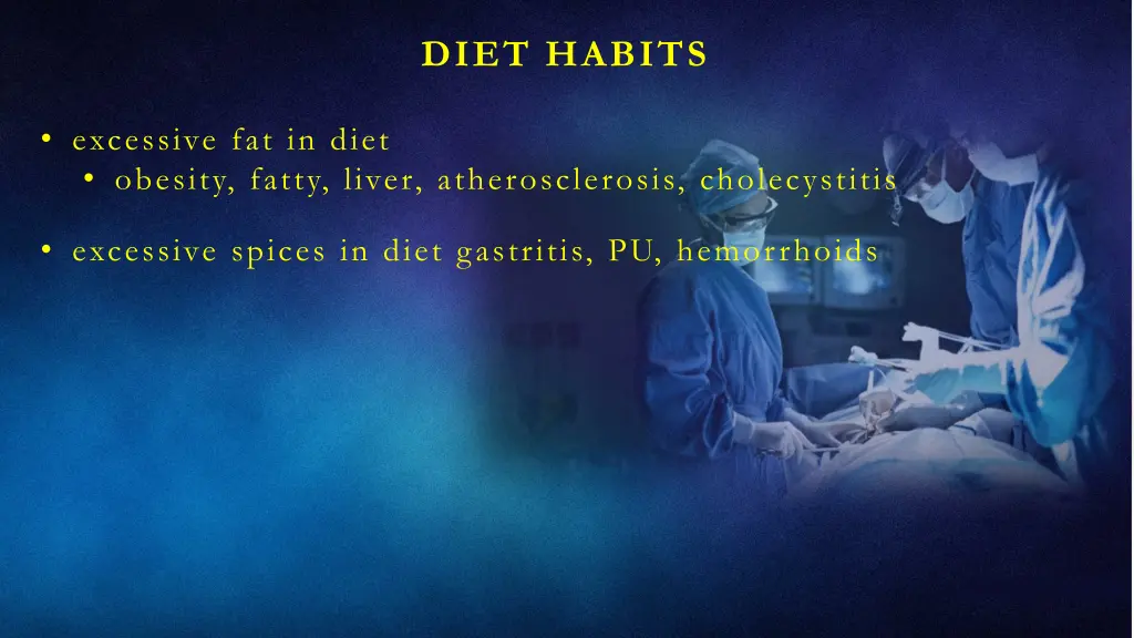 diet habits