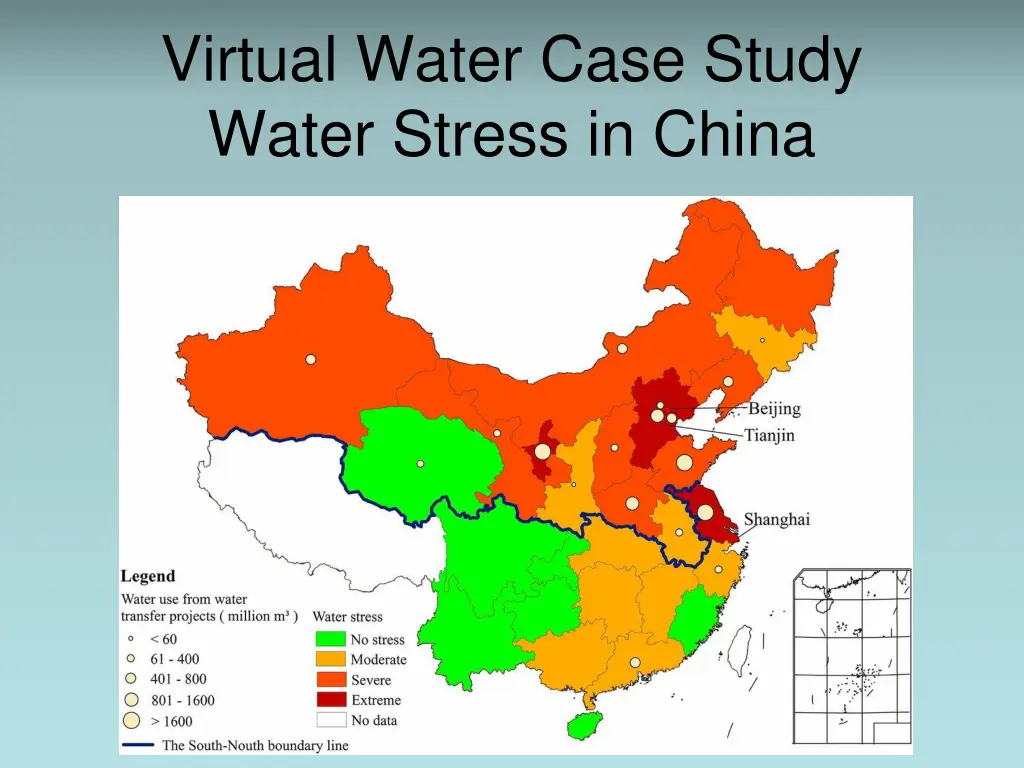 virtual water case study water stress in china 1