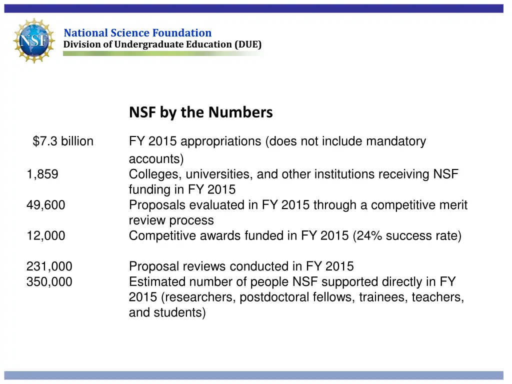 national science foundation 1