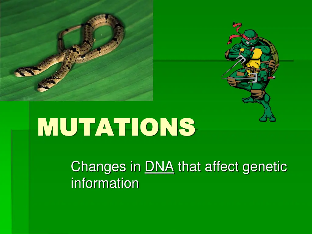 mutations mutations