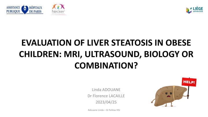 evaluation of liver steatosis in obese children