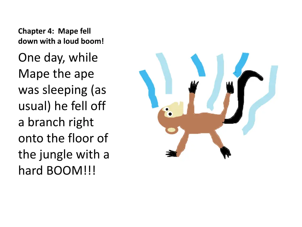 chapter 4 mape fell down with a loud boom