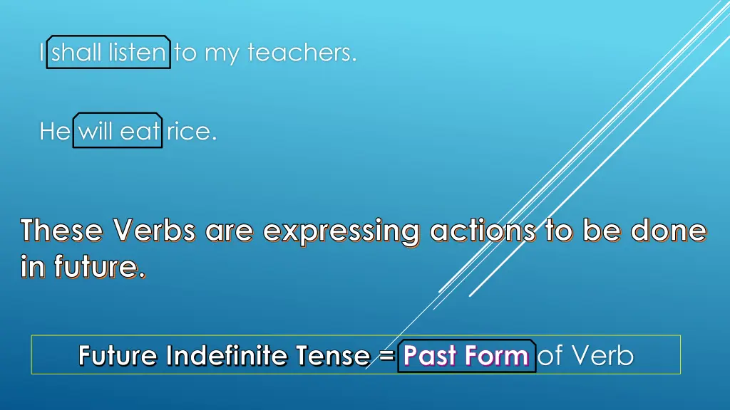 i shall listen to my teachers