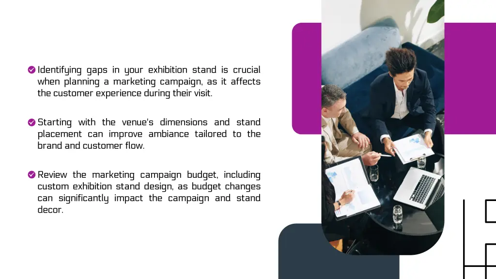 identifying gaps in your exhibition stand