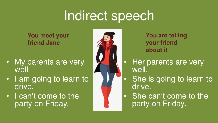 indirect speech