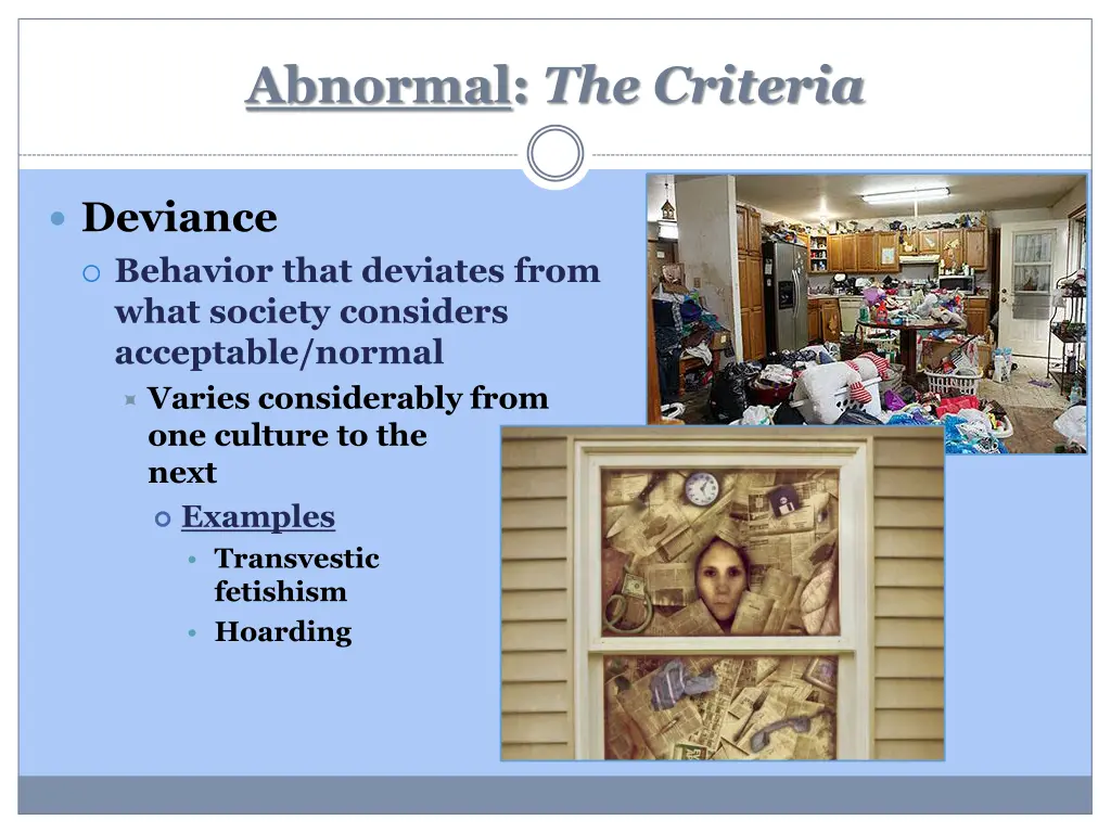 abnormal the criteria