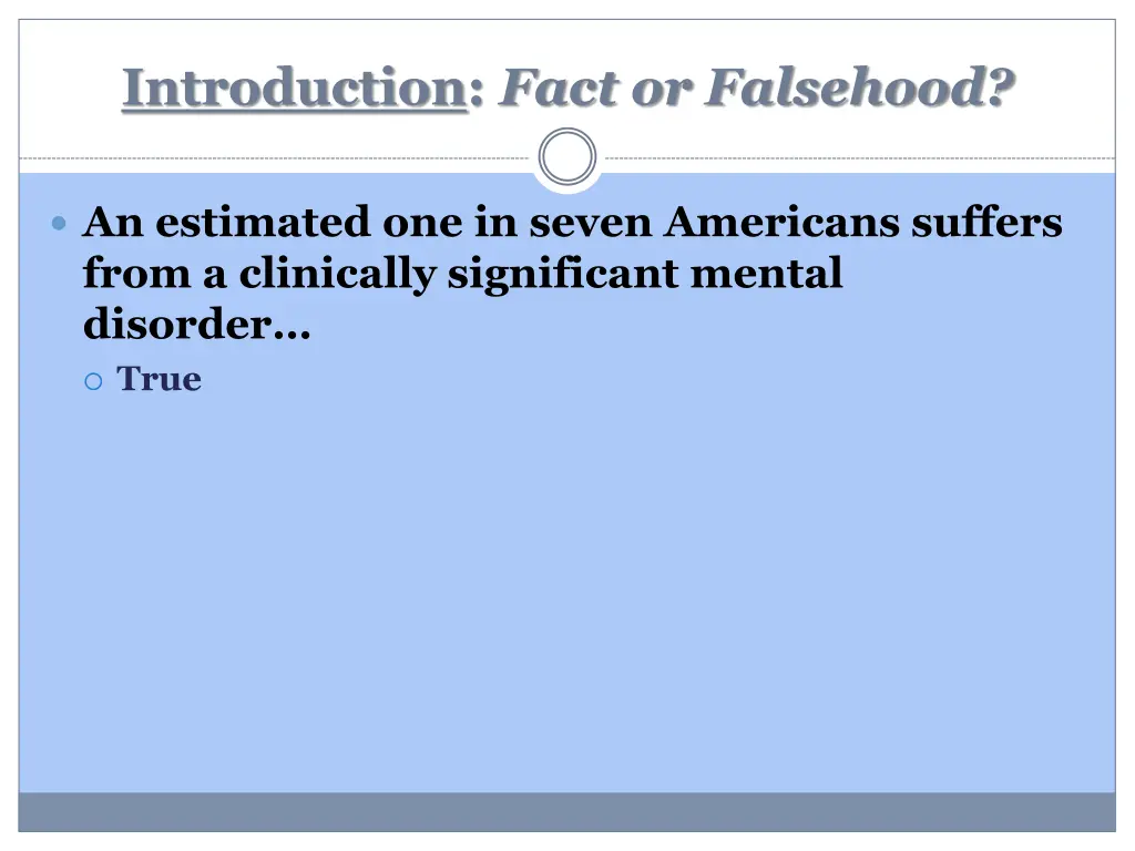 introduction fact or falsehood 3