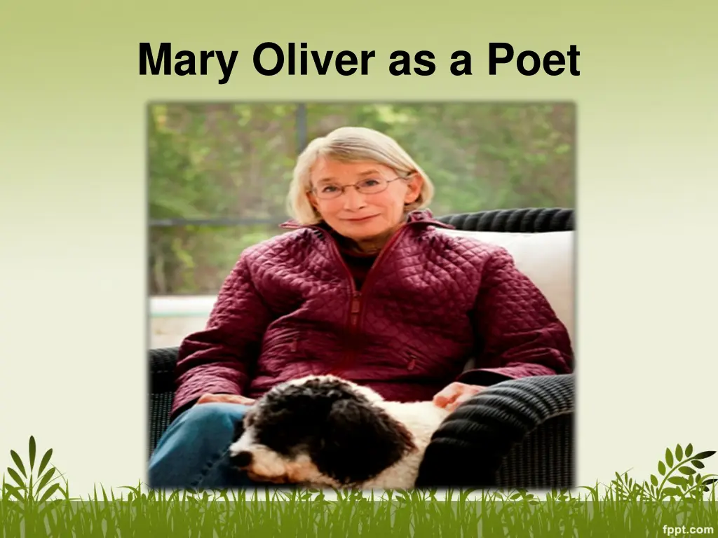 mary oliver as a poet