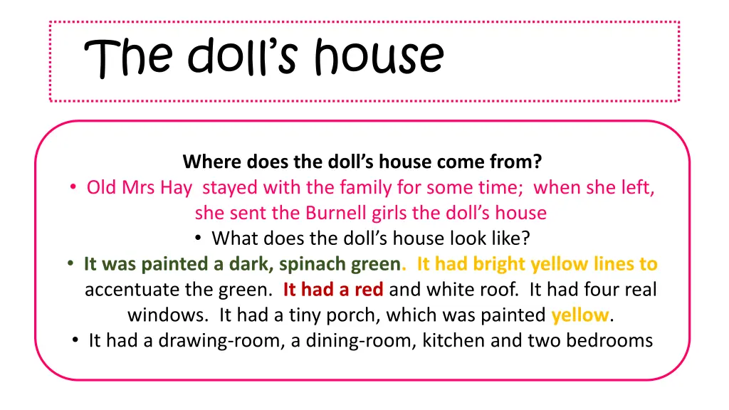 the doll s house