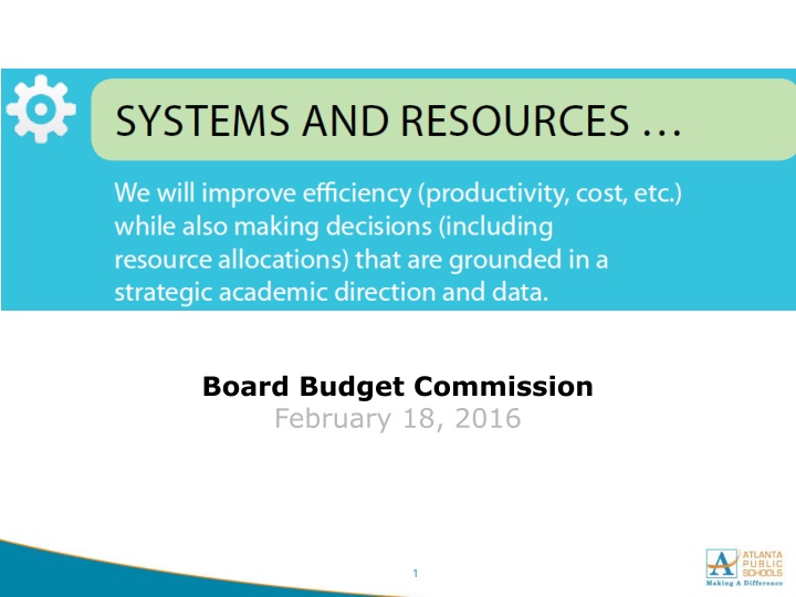 board budget commission february 18 2016