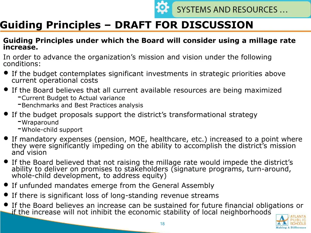 guiding principles draft for discussion