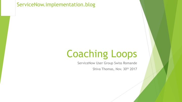 servicenow implementation blog