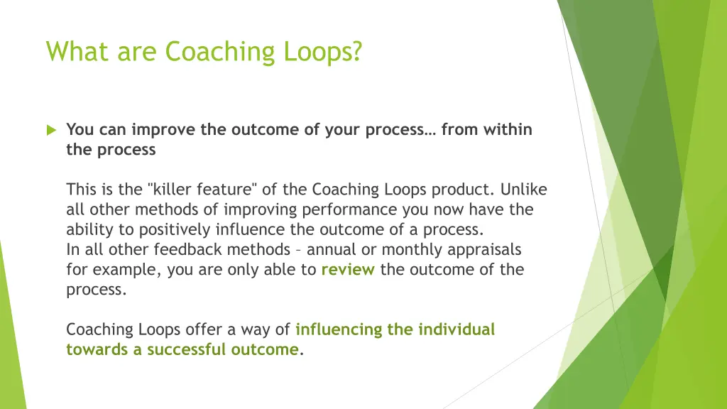 what are coaching loops 2