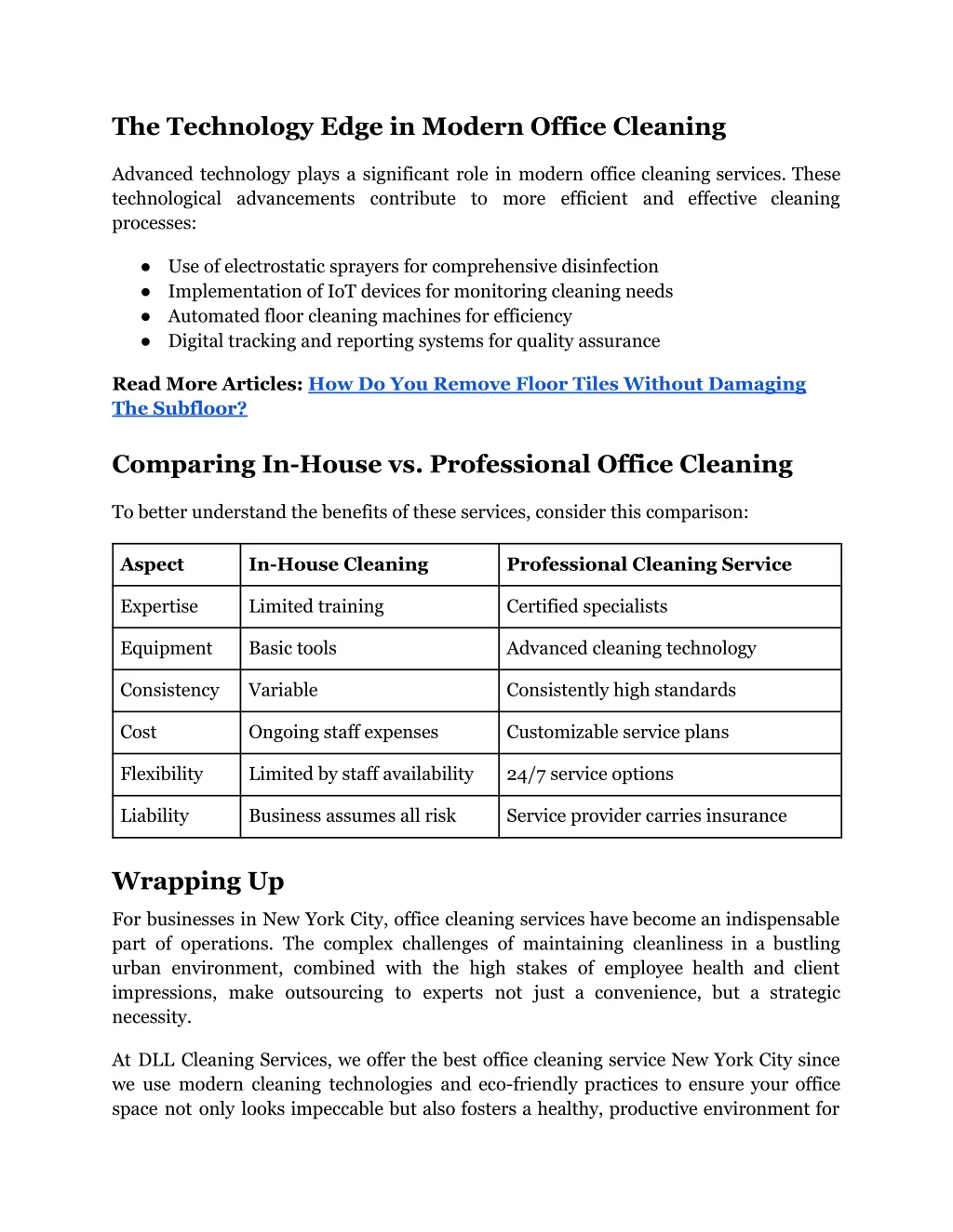 the technology edge in modern office cleaning