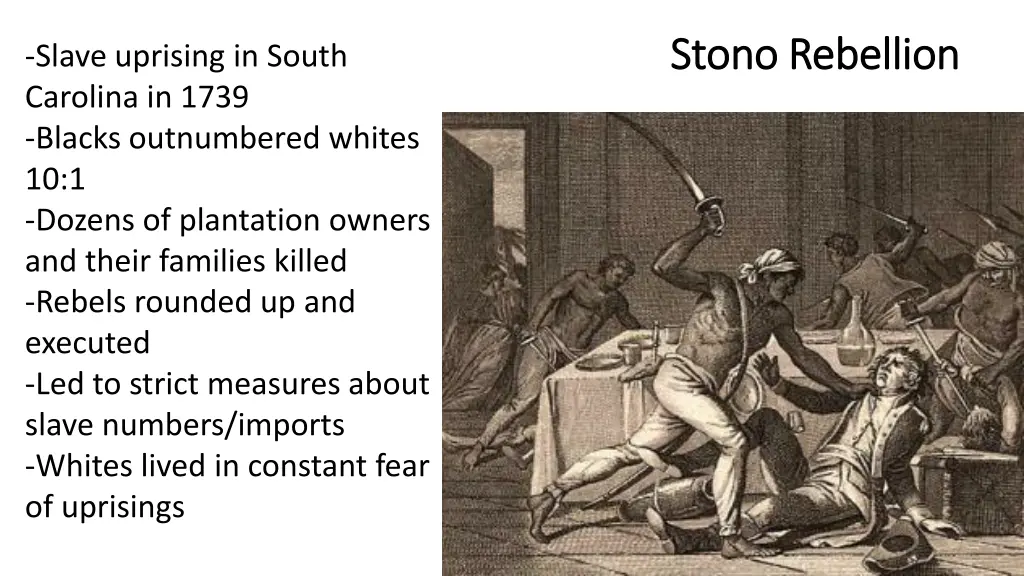 stono rebellion stono rebellion