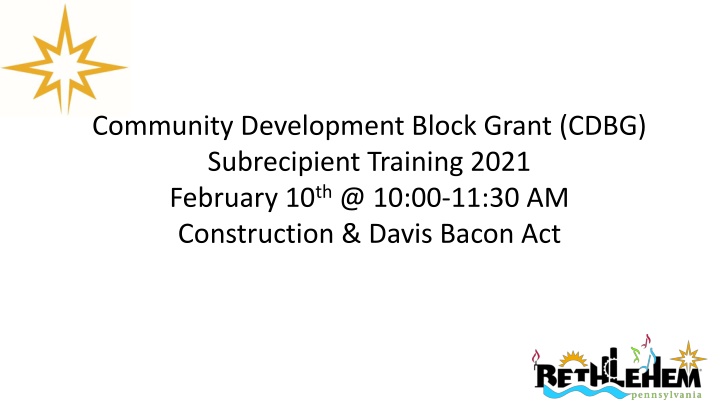 community development block grant cdbg