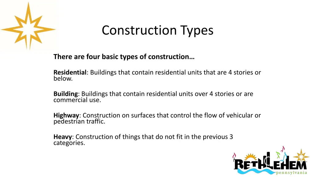 construction types