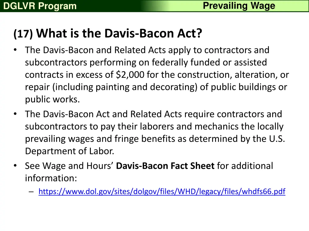 prevailing wage 10