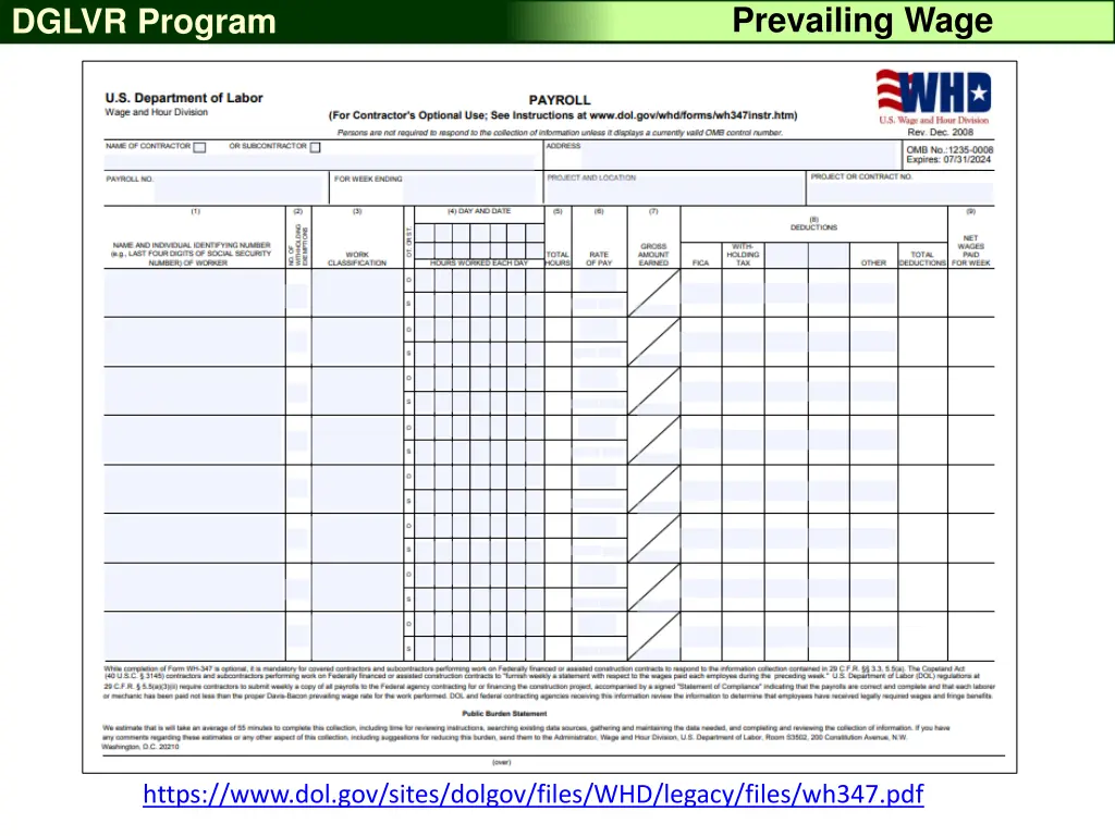 prevailing wage 13