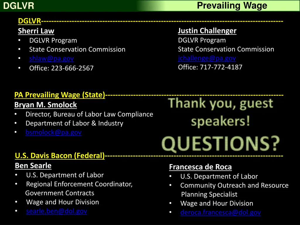 prevailing wage 17