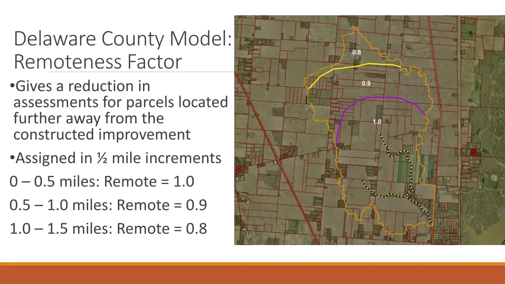 delaware county model remoteness factor gives