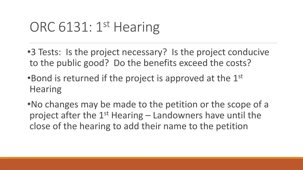 orc 6131 1 st hearing 1