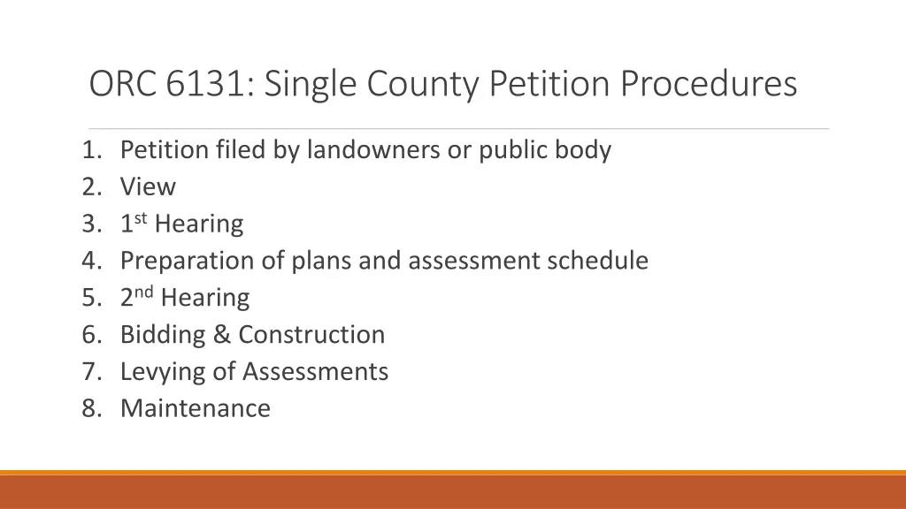 orc 6131 single county petition procedures