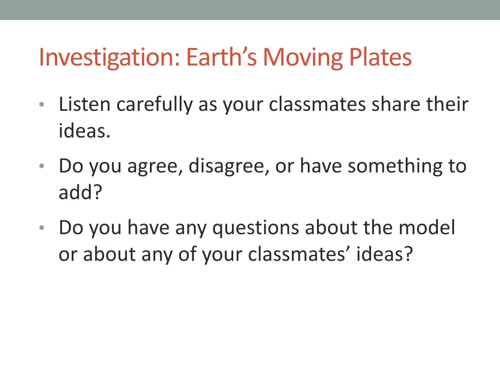 investigation earth s moving plates 4