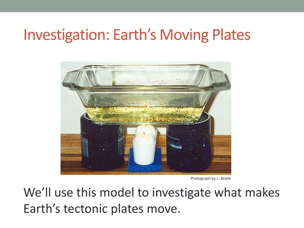 investigation earth s moving plates