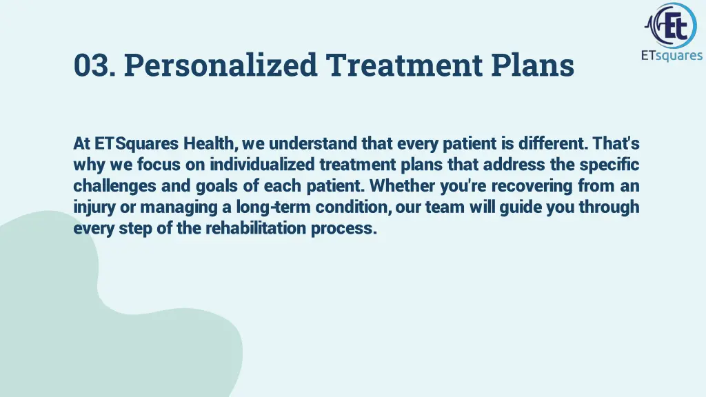 03 personalized treatment plans