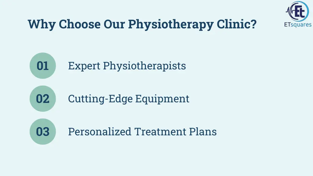 why choose our physiotherapy clinic