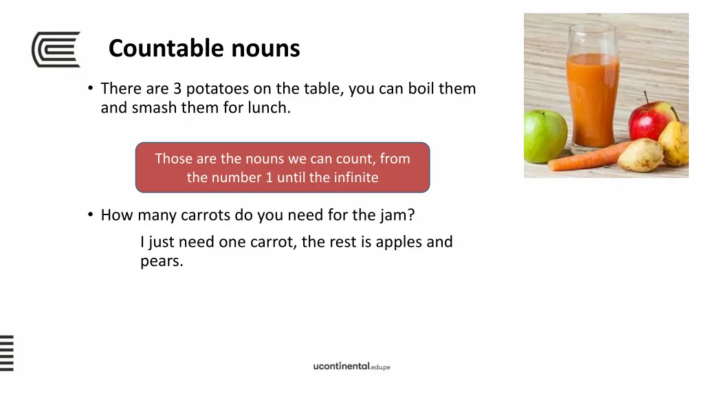 countable nouns