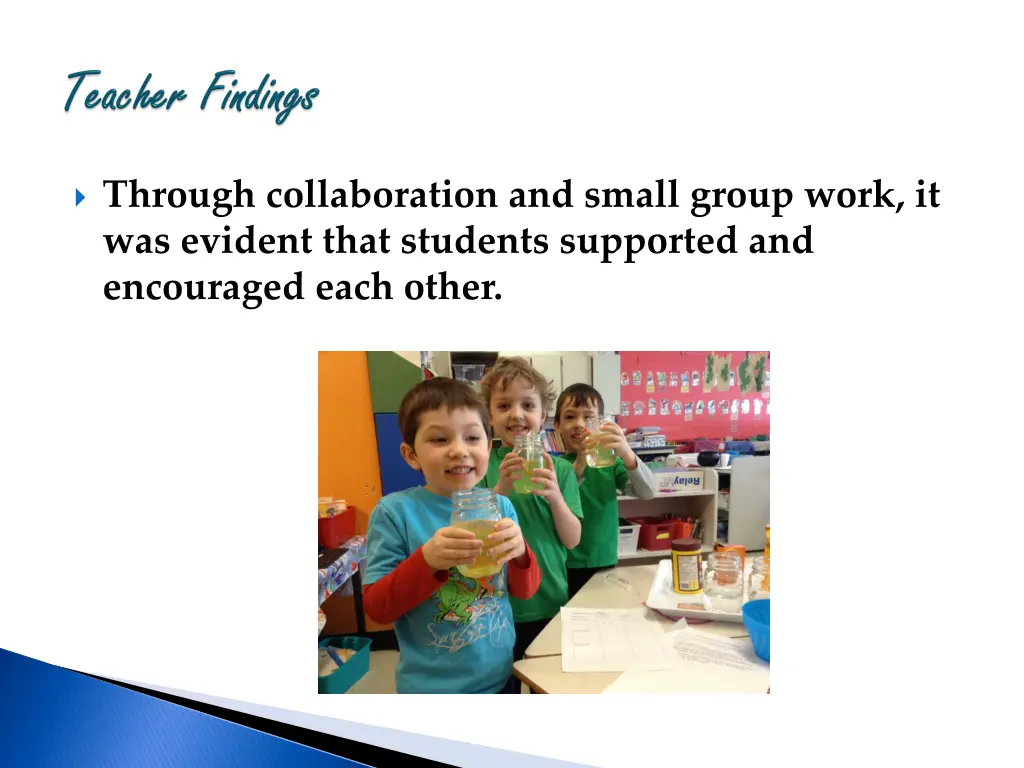 through collaboration and small group work