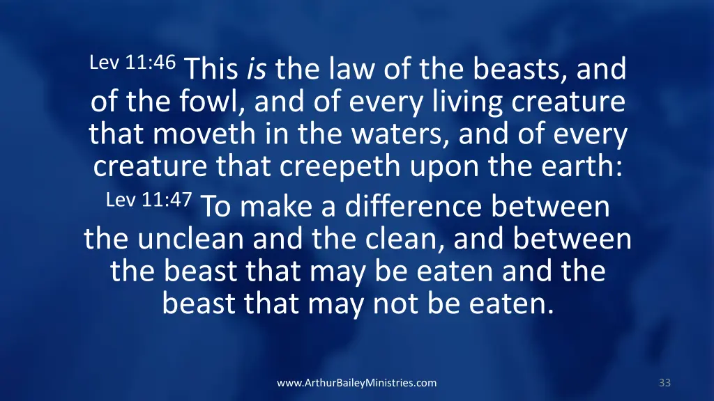 lev 11 46 this is the law of the beasts