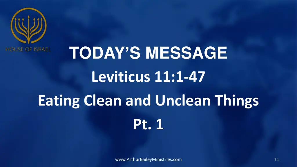 today s message leviticus 11 1 47 eating clean 1