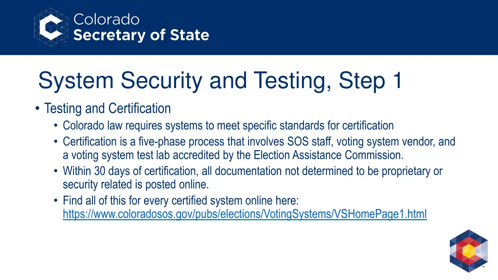 system security and testing step 1 testing